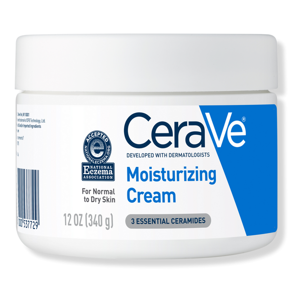 CeraVe Moisturizing Cream, Body & Face Moisturizer for Balanced to Dry Skin #1