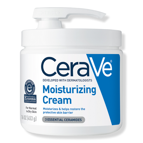 CeraVe Moisturizing Cream with Pump for Balanced to Dry Skin #1