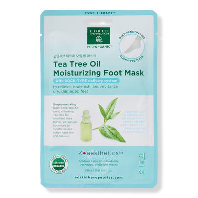 Earth Therapeutics Tea Tree Oil Moisturizing Foot Mask