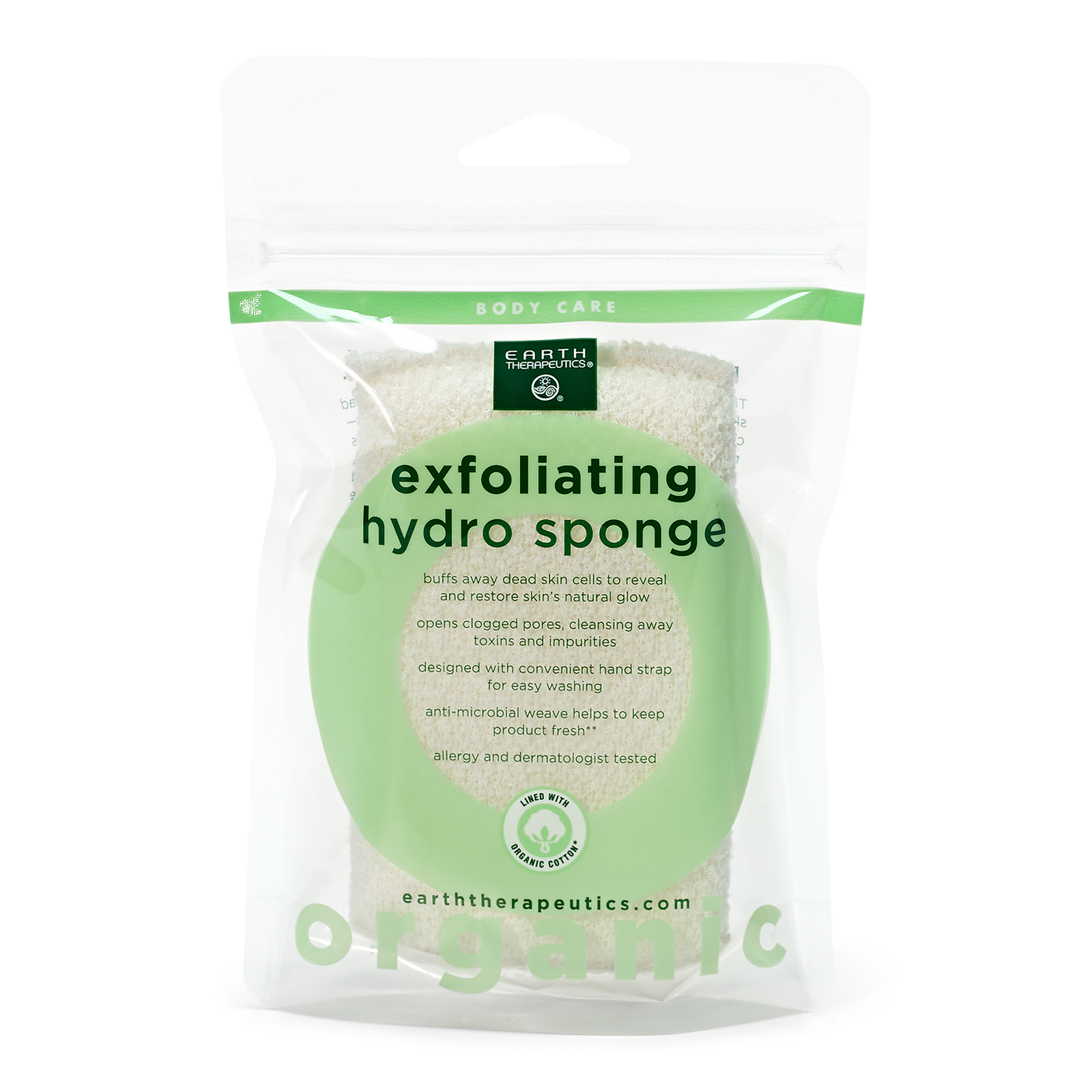 Organic Cotton Square Body Sponge