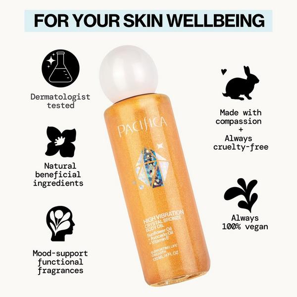 Pacifica Crystal Bronze Shimmering Body Oil #8