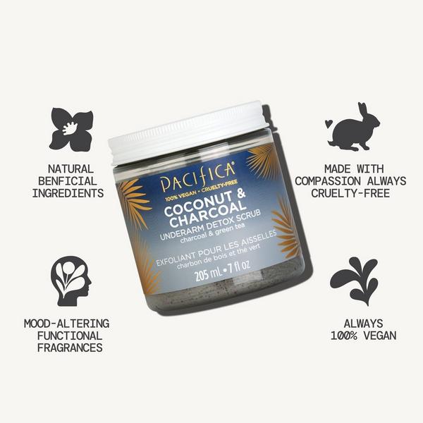 Pacifica Coconut & Charcoal Underarm Detox Scrub #8