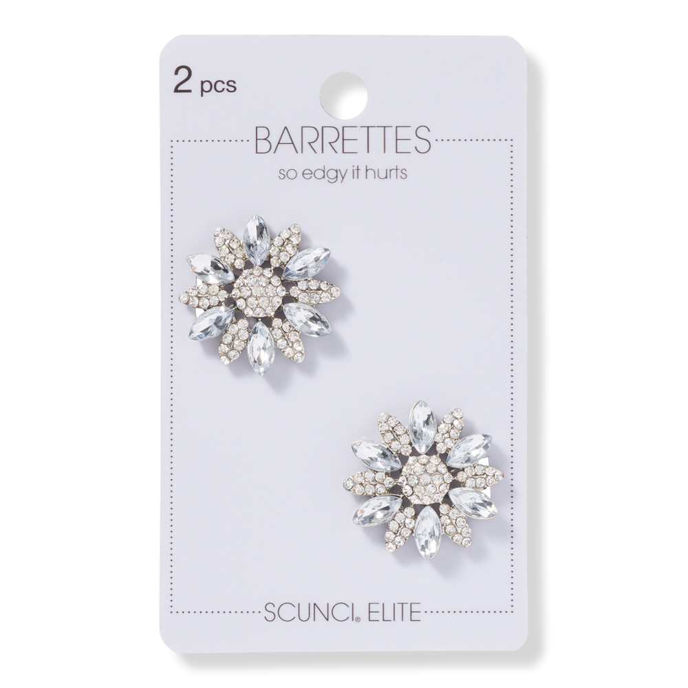 Scünci Crystal Stone Barrette Set