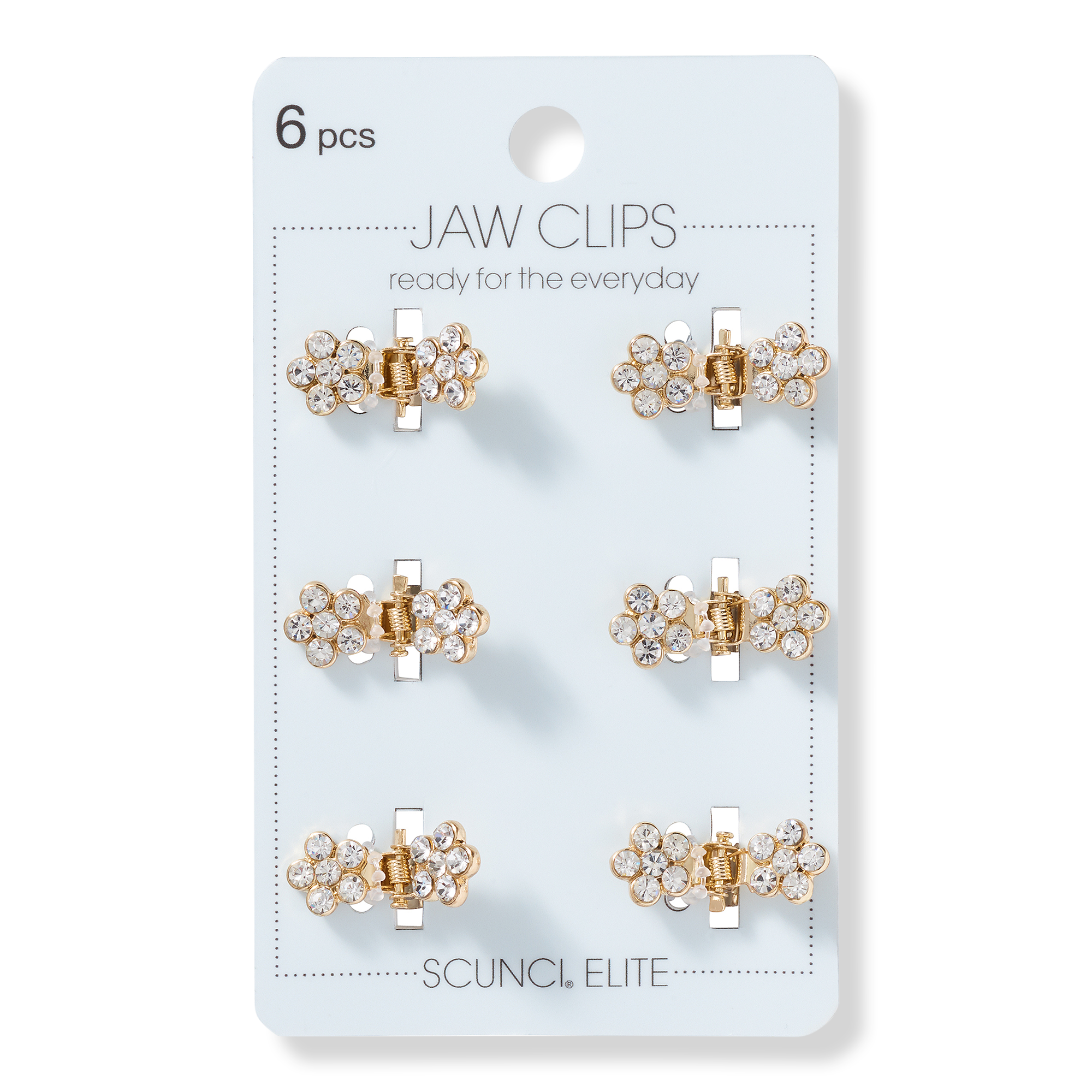 Scünci Mini Crystal Jaw Clip Set #1