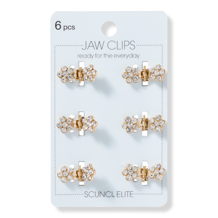 Scünci Mini Crystal Jaw Clip Set #1