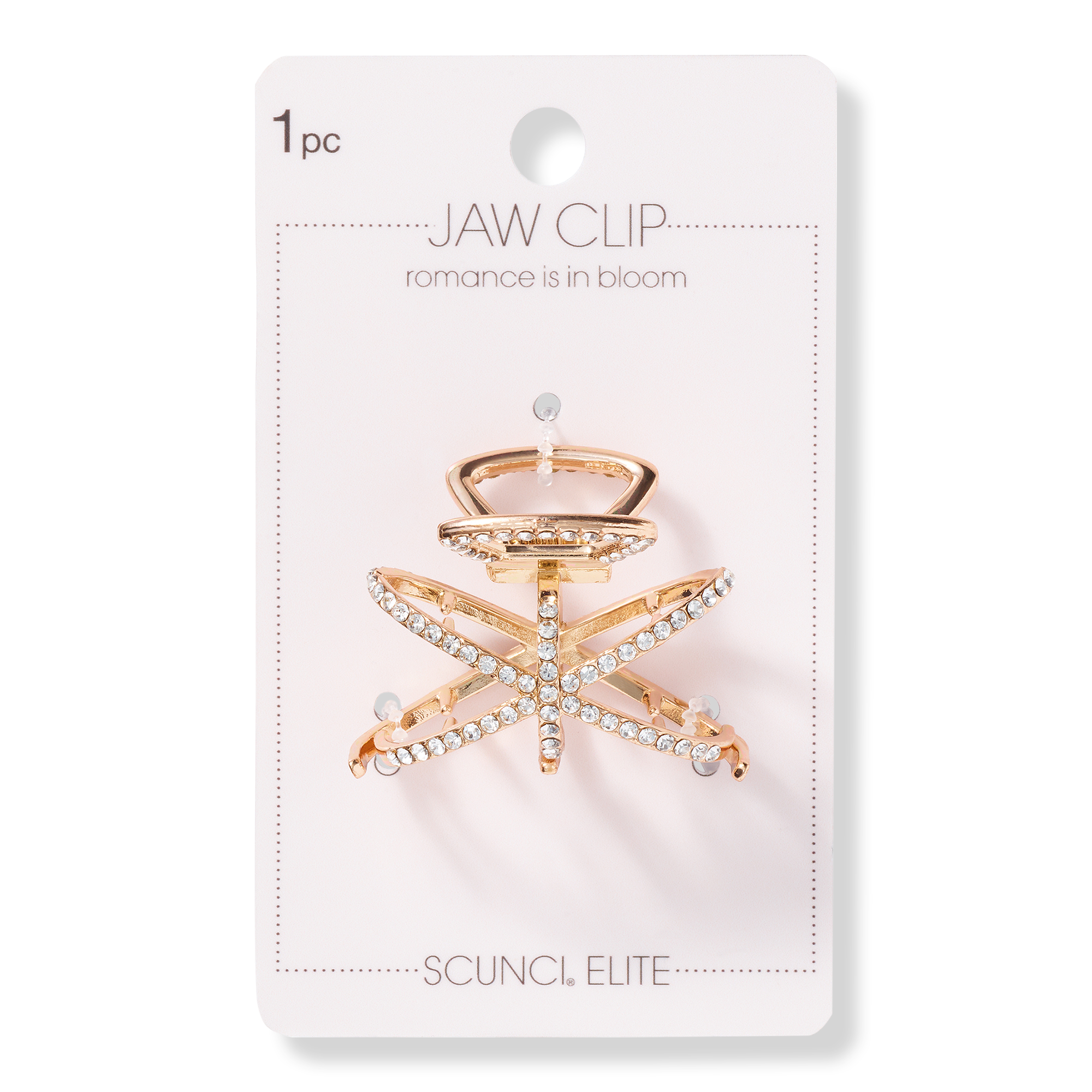 Scünci Crystal Ring Jaw Clip #1