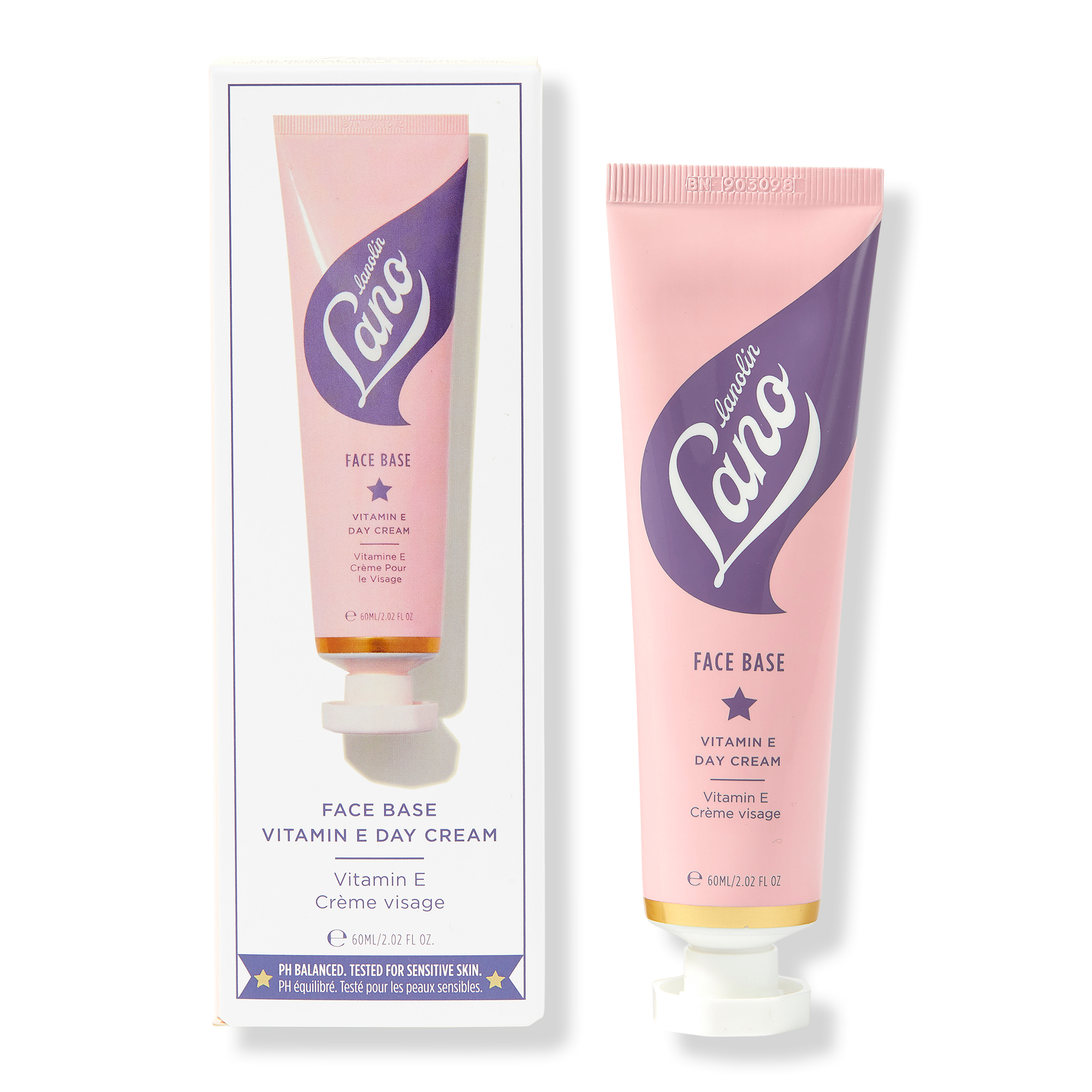 Lanolips Face Base Vitamin E Day Cream - Natural, pH-Balanced, & Dermatologically Tested #1