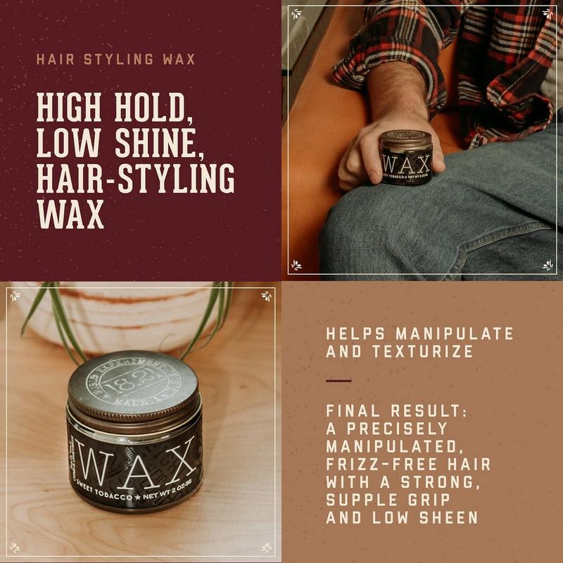 wax tobacco Sweet Tobacco High Hold, Low Shine, Hair Styling Wax