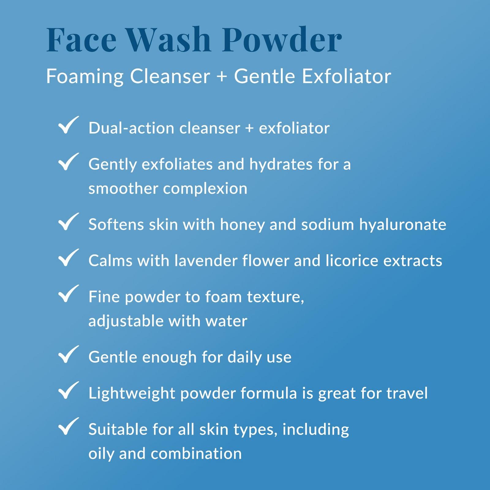 Face Wash Powder Facial Cleanser