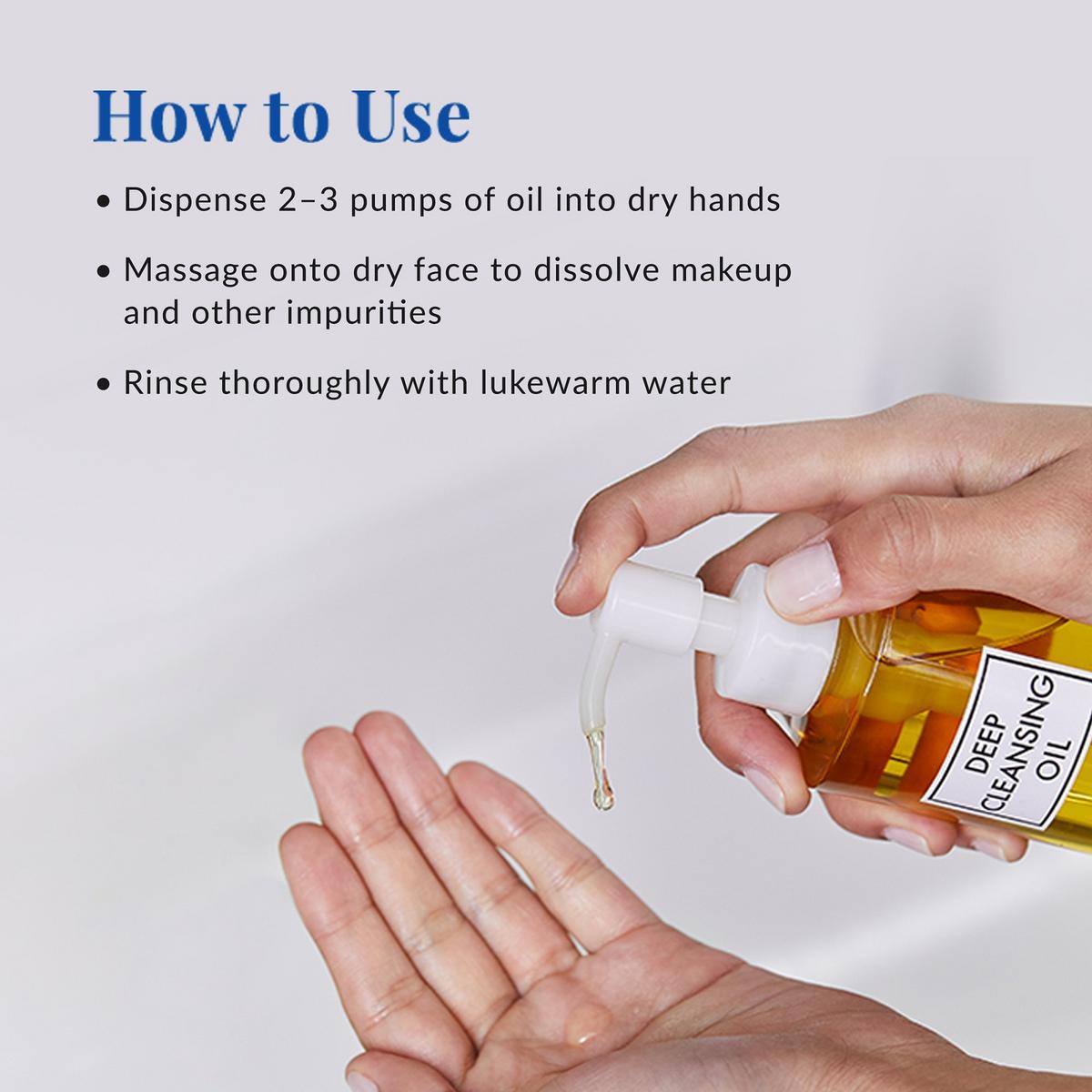 Deep Cleansing Oil Facial Cleanser