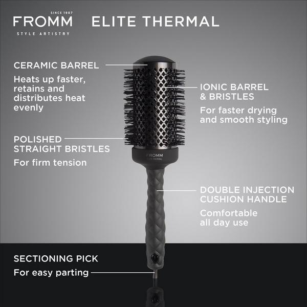 Fromm Elite Thermal 2" Ceramic Ionic Round Hair Brush #3