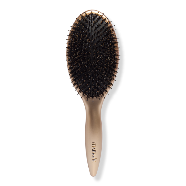 The Hair Edit Gold Finish & Shine Boar Bristle Brush #1