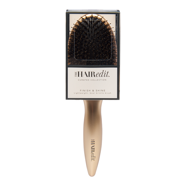 The Hair Edit Gold Finish & Shine Boar Bristle Brush #2