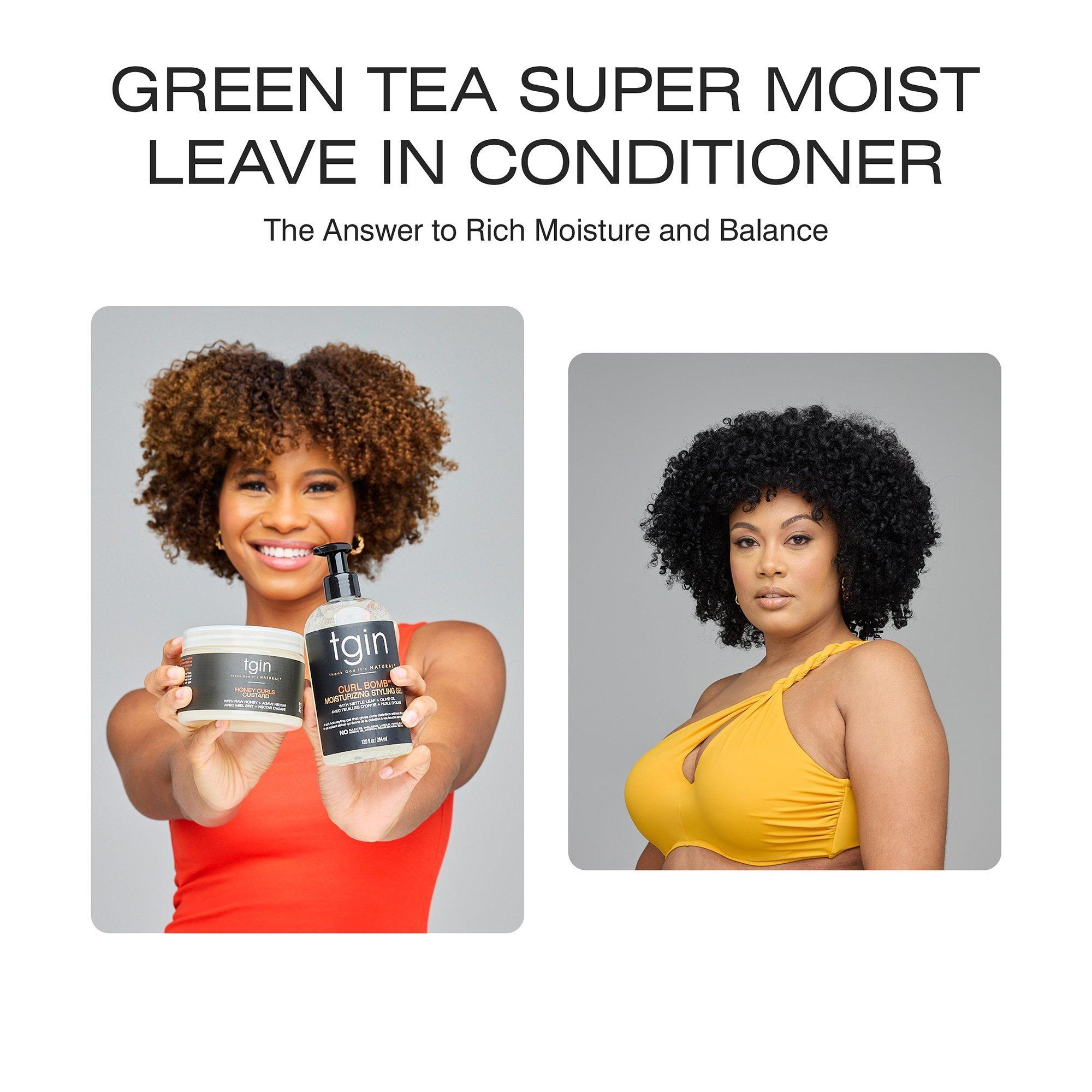 Несмываемый кондиционер для волос tgin Green Tea Super Moist — фото 5