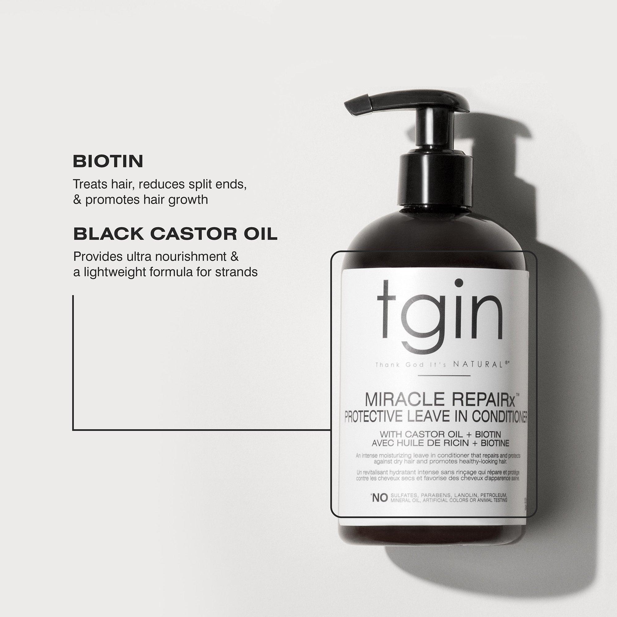 Защитный несмываемый кондиционер для волос Tgin Miracle RepaiRx — фото 4