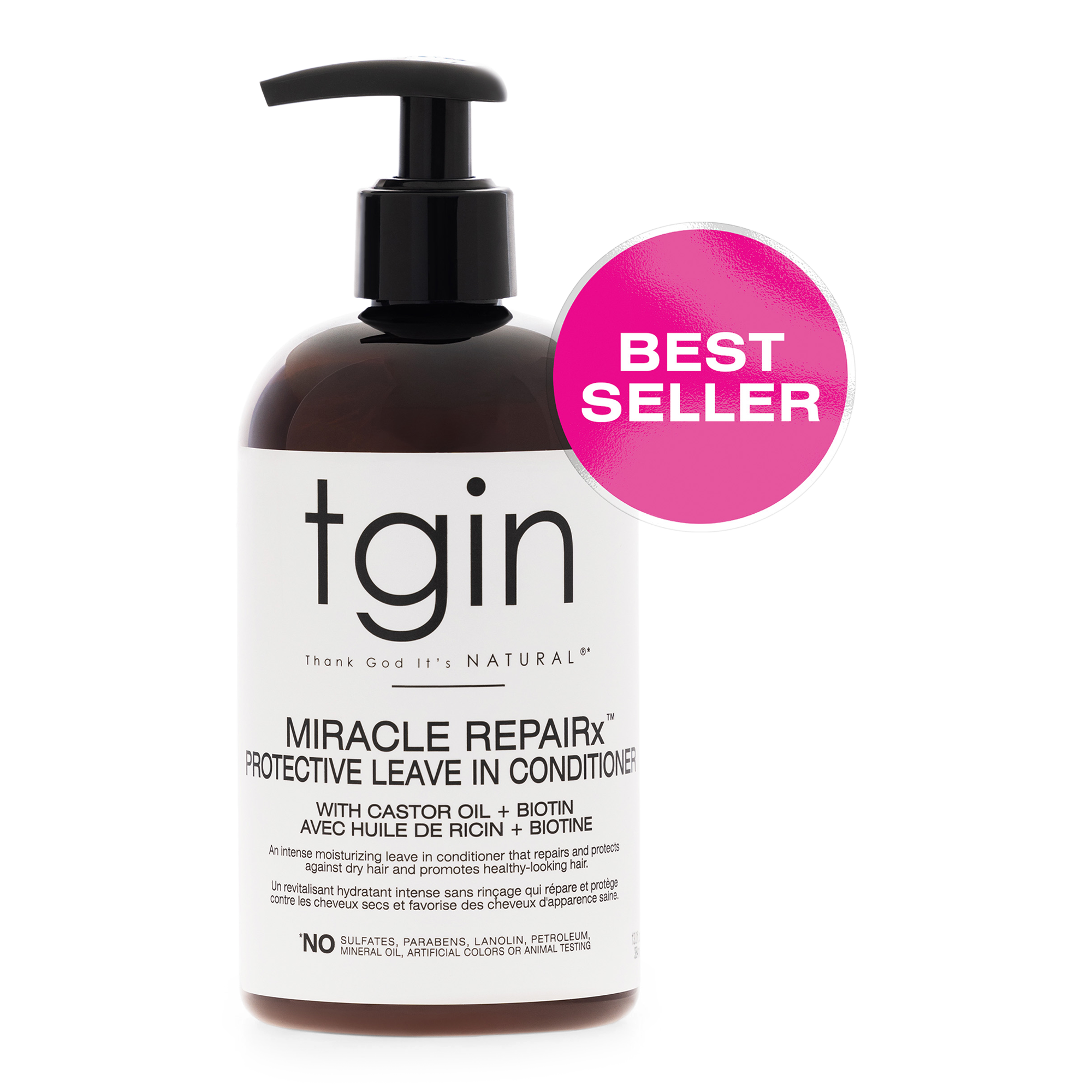 Защитный несмываемый кондиционер для волос Tgin Miracle RepaiRx — фото 8