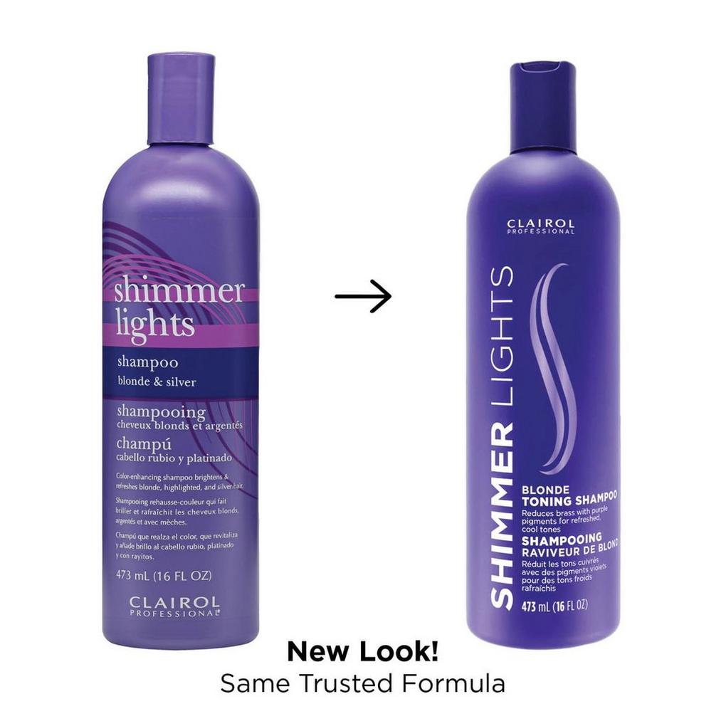 Purple Shampoo for Blonde & Silver Hair - Shimmer Lights