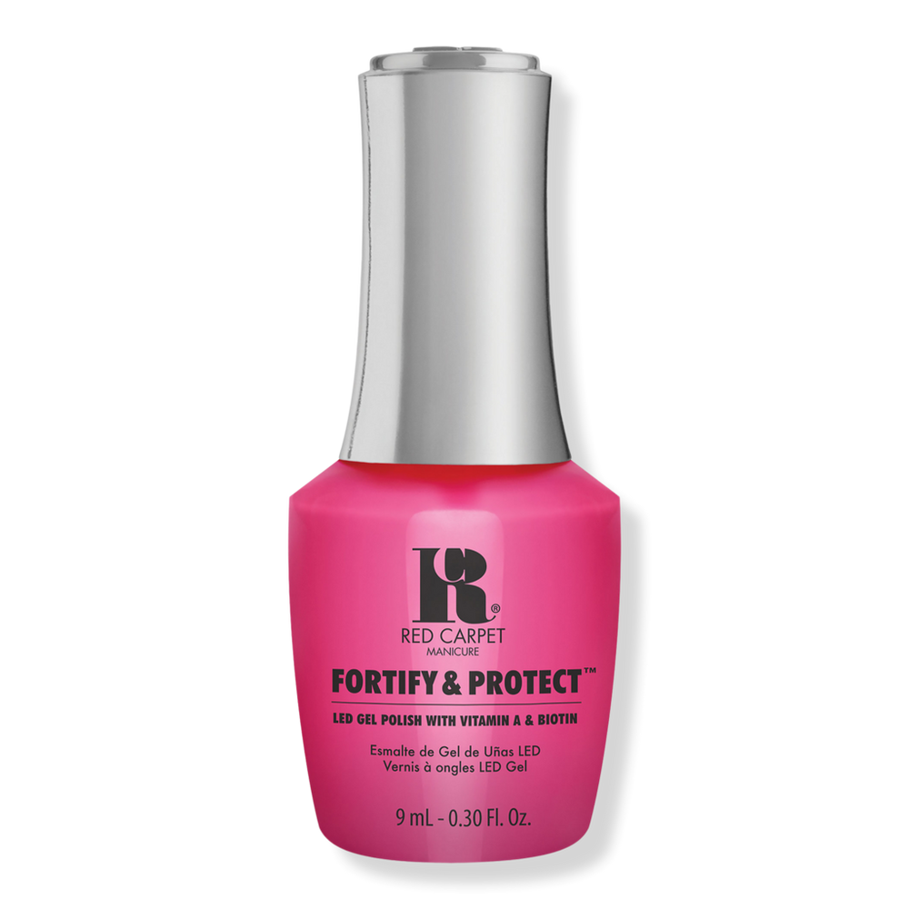 Red Carpet Manicure Fortify & Protect Led Gel Nail Polish Collection - Publicist In Pink