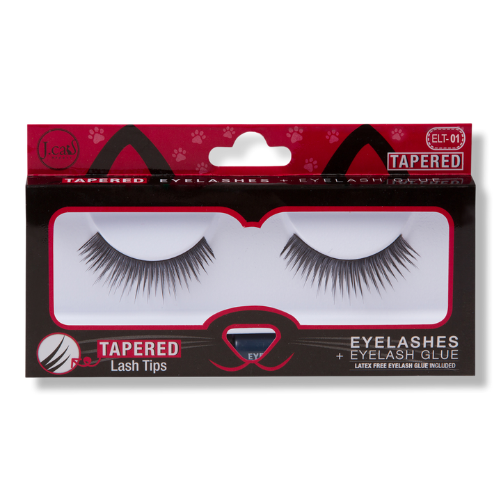 J.Cat Beauty Tapered Lashes + Glue #ELT01 #1