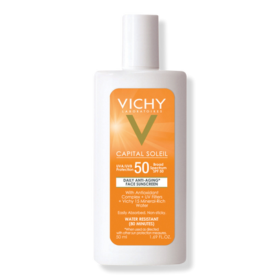 A vichy Capital Soleil Daily Anti-Aging Face Sunscreen SPF 50