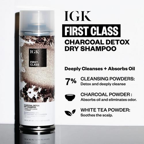 IGK First Class Charcoal Detox Dry Shampoo 6