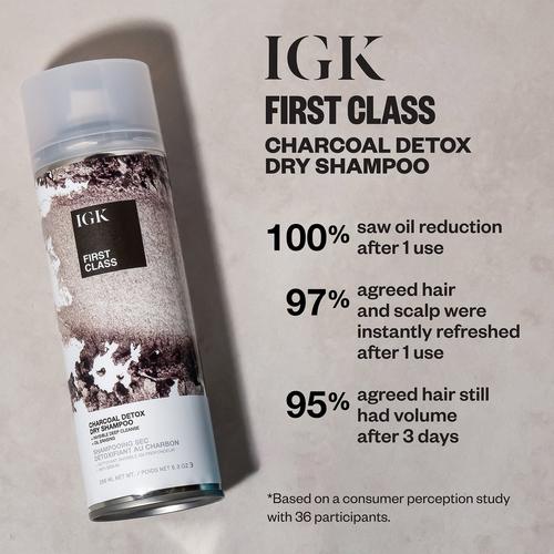 IGK First Class Charcoal Detox Dry Shampoo 3