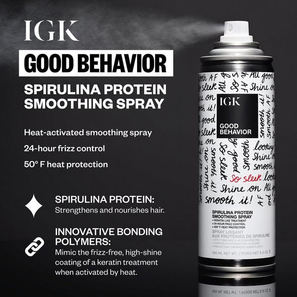 IGK Good Behavior Spirulina Protein Smoothing Spray #2