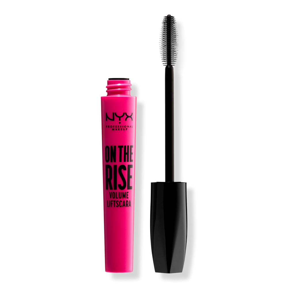Nyx Professional Makeup On The Rise Lifting & Volumizing Mascara - Black In Black
