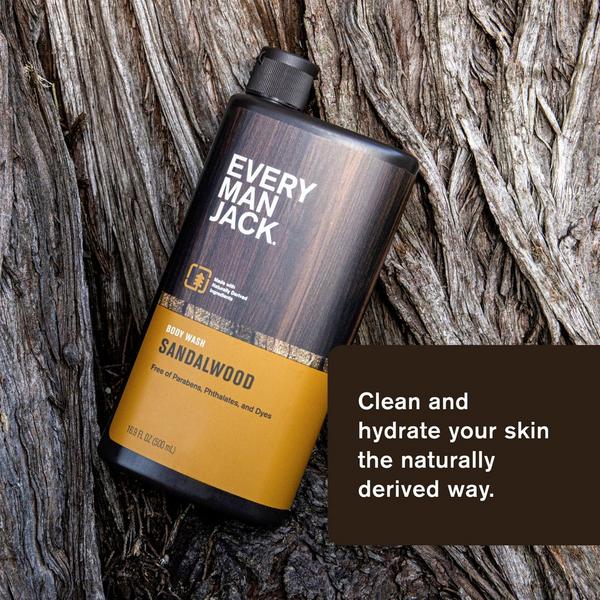 Every Man Jack Sandalwood Men's Hydrating Body Wash #4