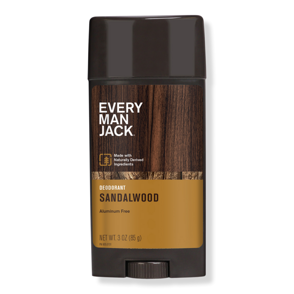 Every Man Jack Deodorant, Sandalwood, Body - 3.0 oz