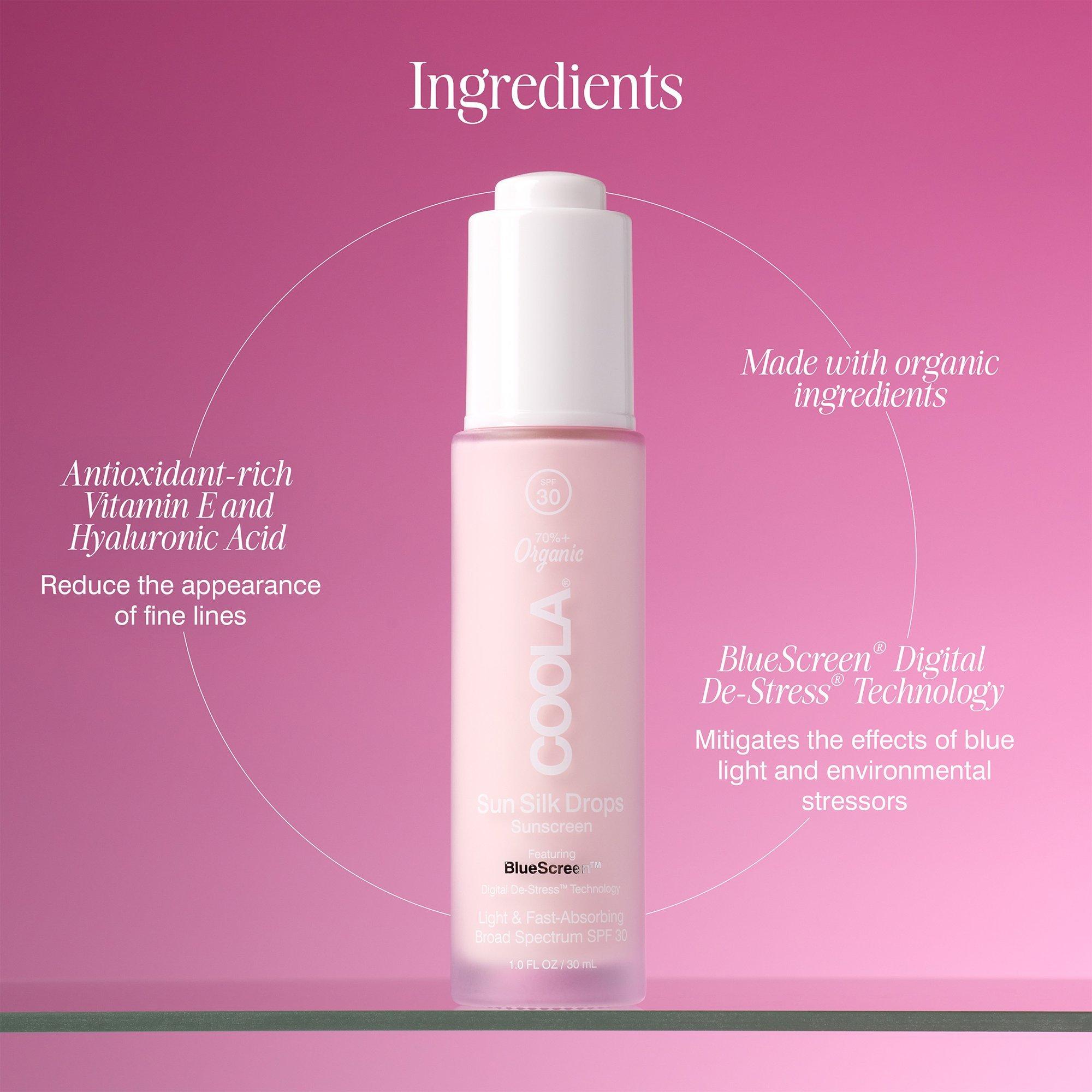 Органические солнцезащитные капли Coola Full Spectrum 360° Sun Silk Drops SPF 30 — фото 3
