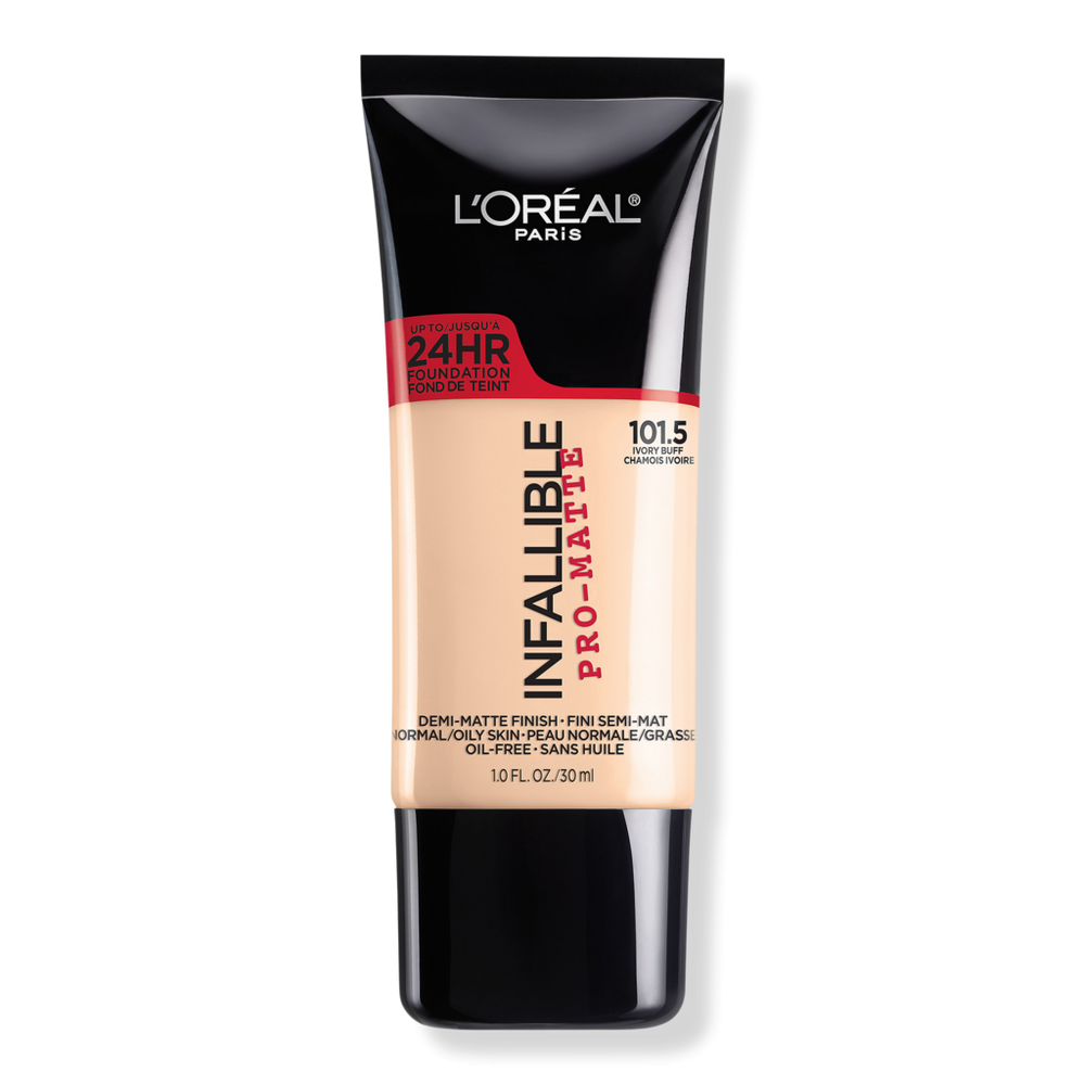 L'oreal Infallible Pro-matte Liquid Longwear Foundation - 101.5 Ivory Buff