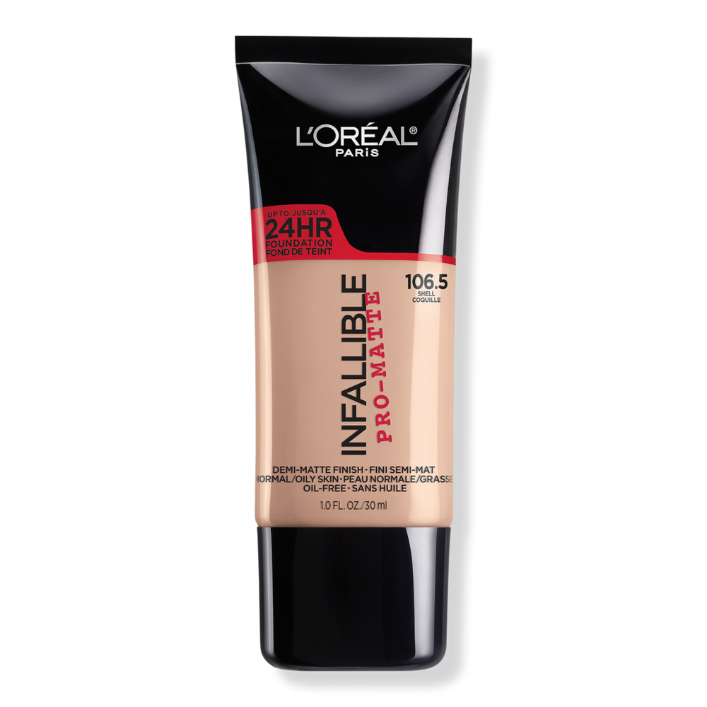 L'oreal Infallible Pro-matte Liquid Longwear Foundation - 106.5 Shell