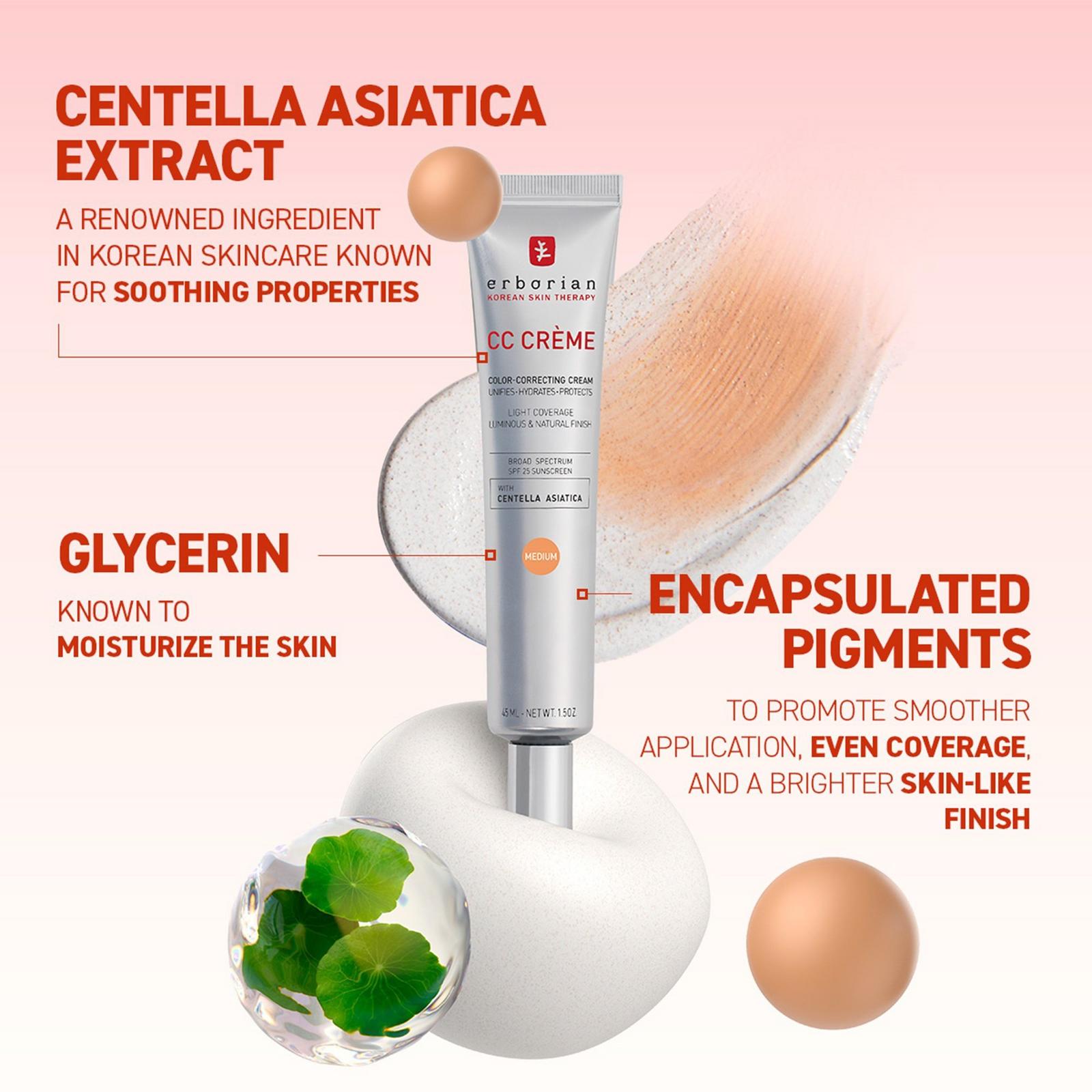 Erborian - Fair CC Cream SPF 25 with Korean Centella Asiatica
