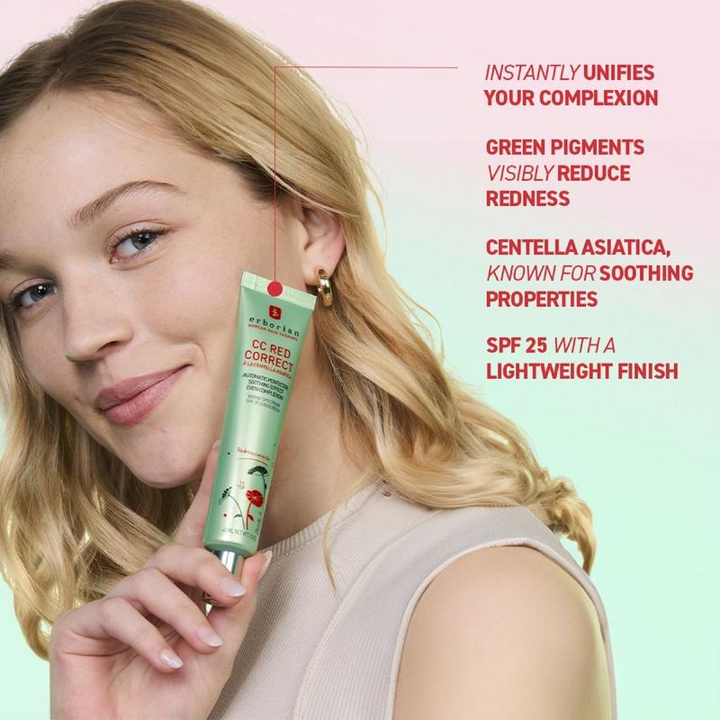Erborian CC Red Correct Green Color Corrector SPF25 #6