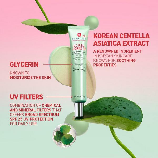 Erborian CC Red Correct Green Color Corrector SPF25 #13