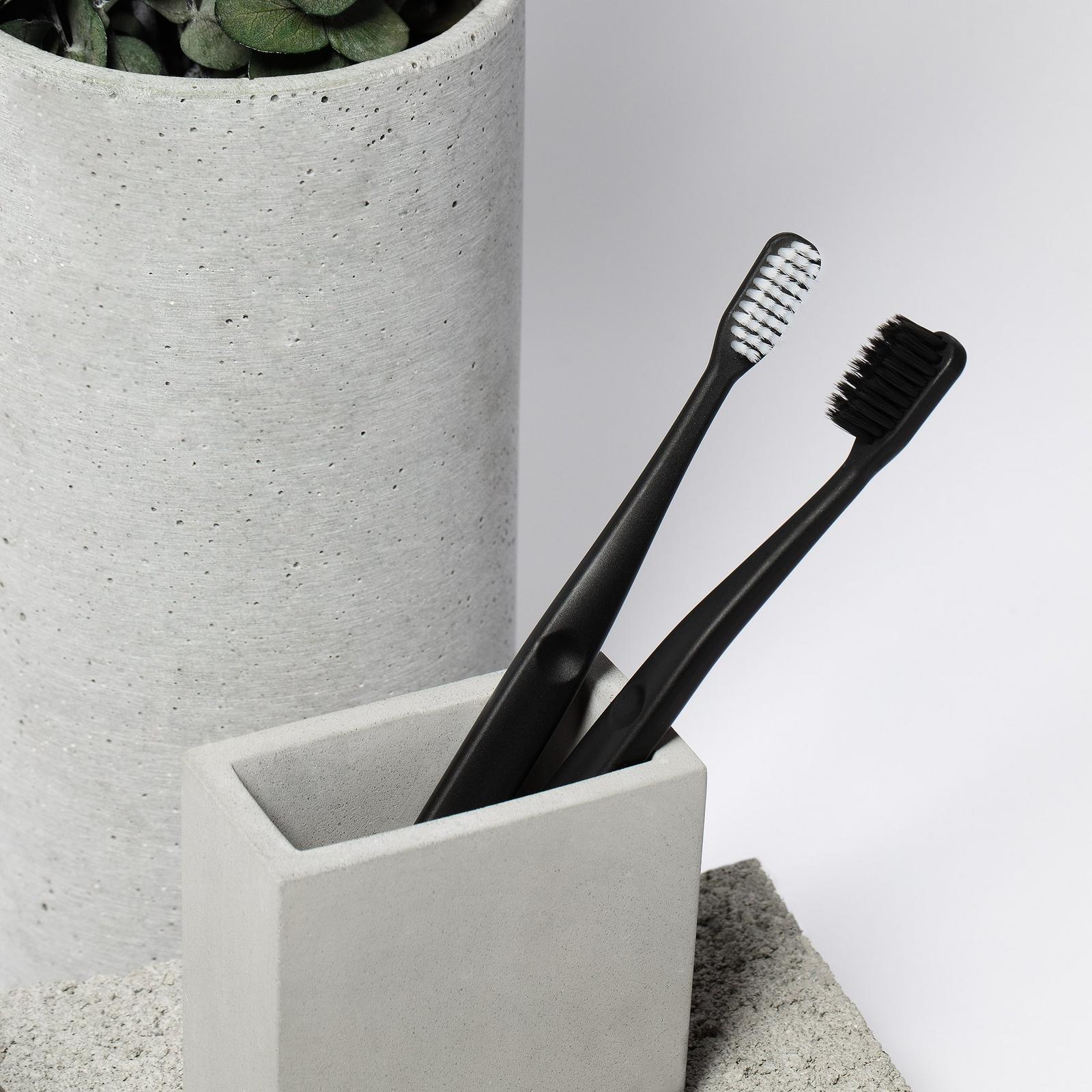 Soft Bristle Black Toothbrush 2 Pack