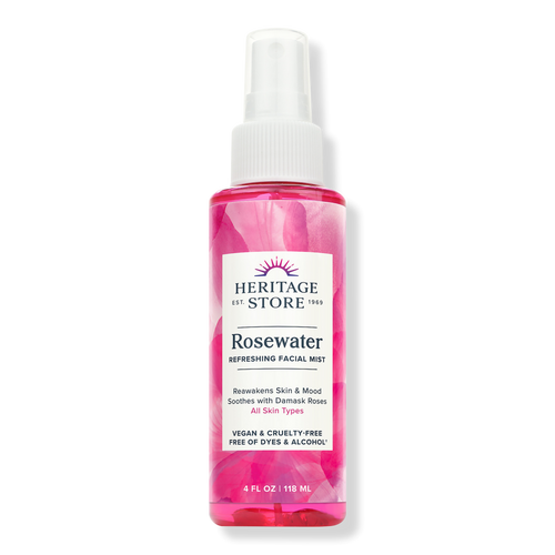 Heritage Store - 4.0 oz Rosewater Refreshing Facial Mist