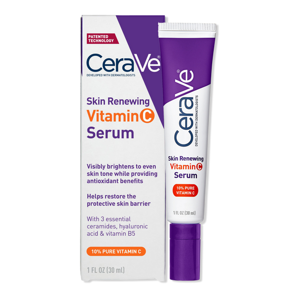 CeraVe Skin Renewing Vitamin C Serum, Skin-Brightening Antioxidant Face Serum #1