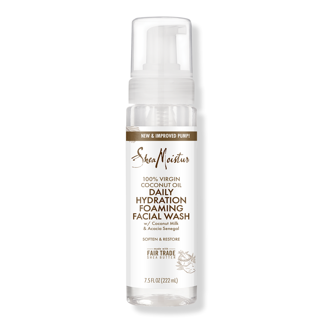 SheaMoisture 100% Virgin Coconut Oil Daily Hydration Foaming Facial Wash #1
