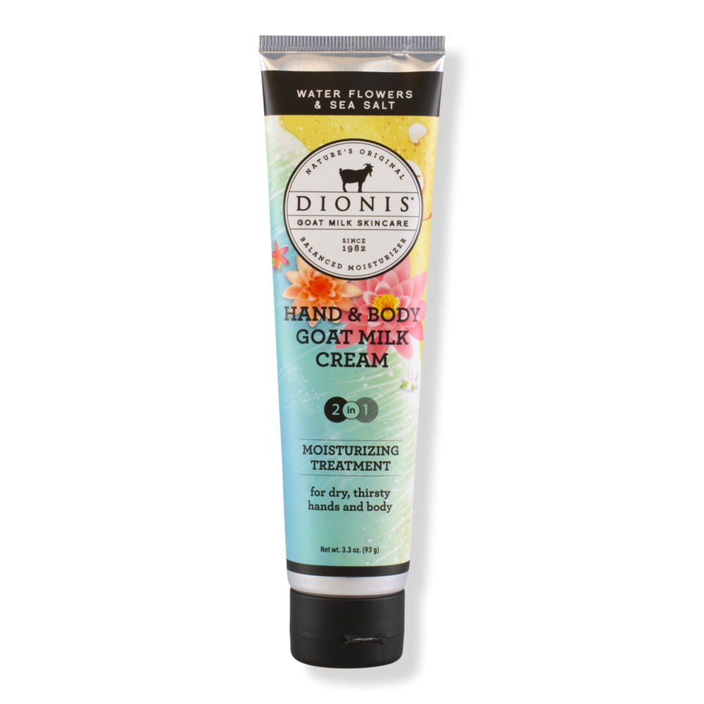 Dionis Hand & Body Goat Milk Cream - Water Flowers & Sea Salt