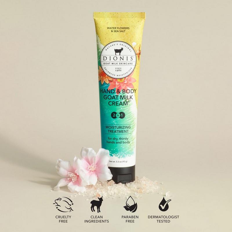 Dionis - Water Flowers & Sea Salt Hand & Body Goat Milk Cream