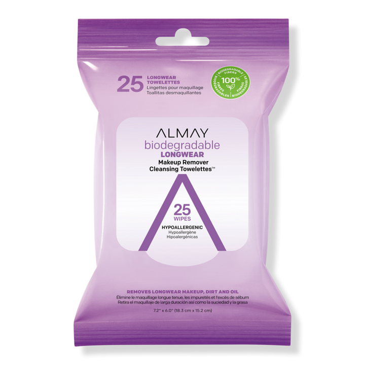 Almay Biodegradable Longwear Makeup Remover Cleansing Towelettes #1
