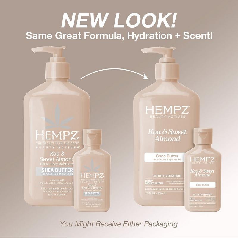 Hempz - 2.25 oz Koa & Sweet Almond Body Moisturizer with Shea