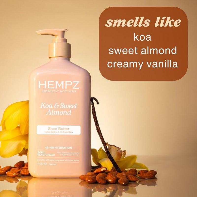 Hempz - 17.0 oz Koa & Sweet Almond Body Moisturizer with Shea