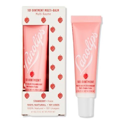 Lanolips Strawberry 101 Ointment Multi-Balm - Dry Lips Treatment