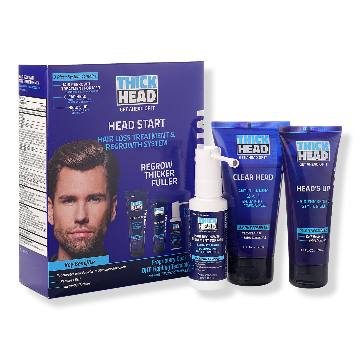 Head Start Hair Loss Treatment & Regrowth System - Thick Head | Ulta Beauty