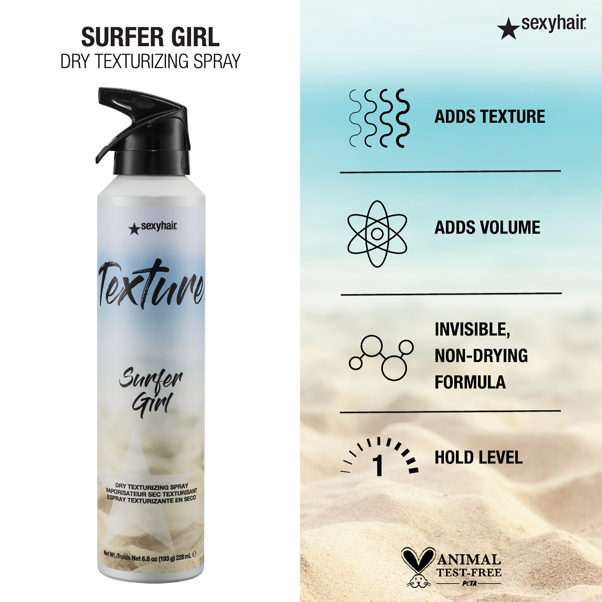 Sexy Hair Surfer Girl Texturizing Spray - Thumbnail 2