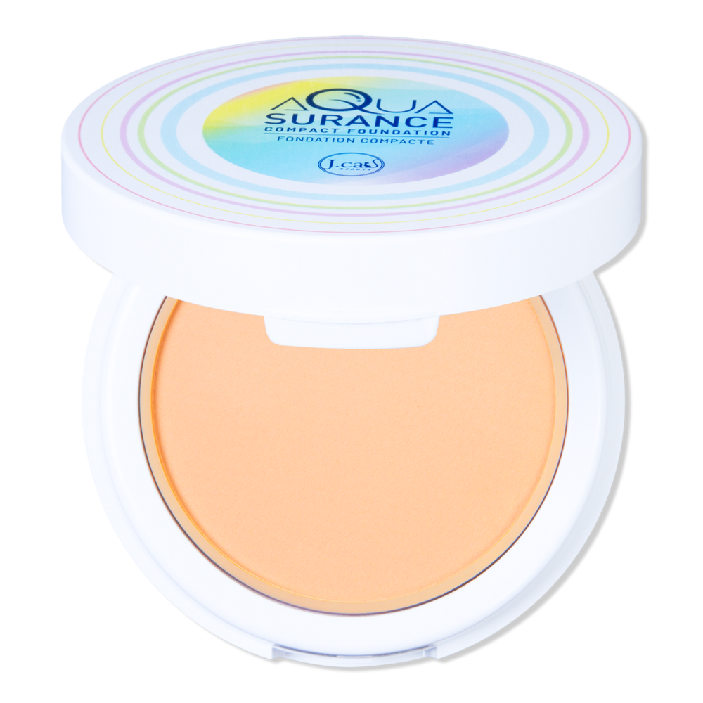 J.cat Beauty Aquasurance Compact Foundation - Porcelain In White