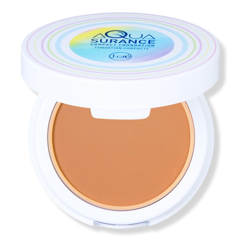 J.cat Beauty Aquasurance Compact Foundation - Soft Taupe In Brown